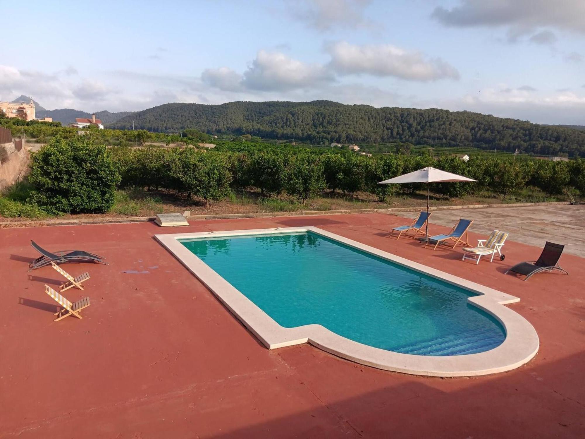 Casa Magnolia, A Rural Paradise House With Pool Alzira Ngoại thất bức ảnh